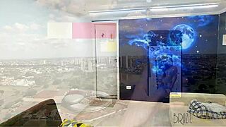 Hot Brazilian Slut Interview Turns Into Sucking and Riding a Hard Cock