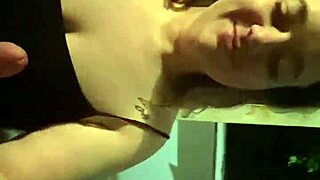 Wife Gives Late Night Blowjob on Porch