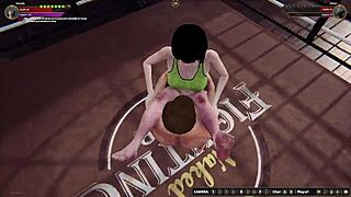 who will win, natalia or ethan in this naked 3d fighter sex match?