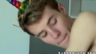 Skinny Twinks Feel Intense Pleasure In Bareback Cumshot