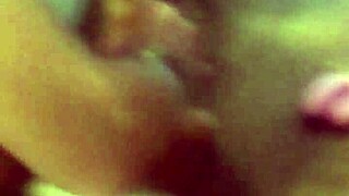 Wife lives out her fantasy with a massive dildo