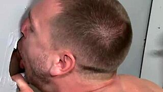 Athletic Twink Bends for Black Cock!