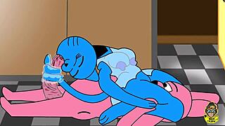 Richard dives into Nicole's pussy