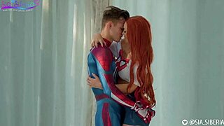 sia siberia dresses as spider-man and has sex at home