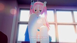 Miku, wanna get fucked hard before class starts?