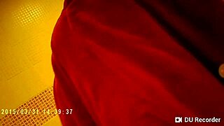 Spy Camera Captures Nude Tits in Shower Bathing Scene.