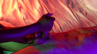 ebony masseuse continues after cum