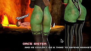 繁殖岛23兽人女主人肥奶怪兽装登场