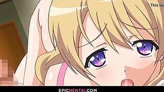 Group sex where Ahegao faced waifu girls are covered in cum