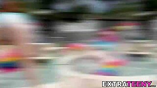 Facialized During Outdoor Suck And Fuck With Big Cock