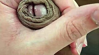 Homemade jerk off video with hot new gay teen boasting sexy monster cock