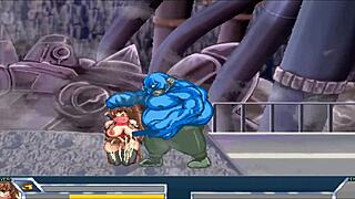 Final Fuck Hentai Game Pornplay Ep 5 Blue Slime Monster Rough Anal Fucking