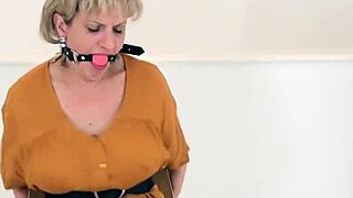 Busty British Housewife Lady Sonia Bound And Gagged