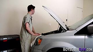 Hey, check out this gay stud bareback fucking ass with blowjob