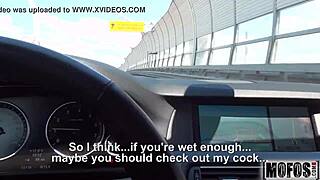 Cutie gets her tight asshole fucked roadside by foxy di