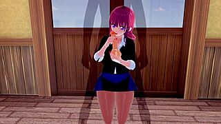 Horny 3D Hentai Girl With Big Ass And Tits Gets Handjob, Creampie, And Squirts!