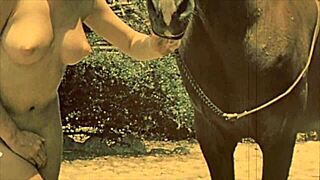 Beauty and Beast in Retro Dark Lantern Tale