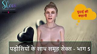 Hindi Audio Sex Story - Group Sex With Neighbors!