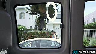 Sexy Pornstar Vicki Chase Fucks Amateurs on Bus.