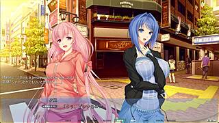 in akumeru family harem, step-mother and step-daughter give blowjobs to big cocks