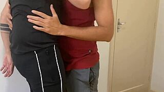 Puto saiu direto da academia pra me leitar com big ass