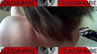 I pushed panties deep into her pussy until she orgasmed loudly