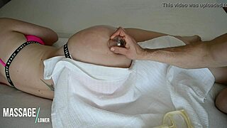 Is vacuum massage the secret to a hot booty ass for this european amateur babe?