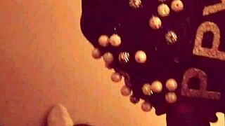 Slutty escort gives sloppy blowjob, spitting and ripping clothes during striptease.