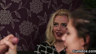 wow, foxy idol swallows every drop of jizz on her face!