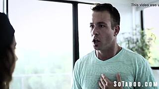 ignorant guy feels frustration trying to convert lesbian stepsis uma jade to straight