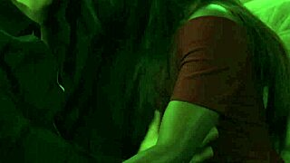 Ebony Ana Foxxx Takes Huge White Cock Hard