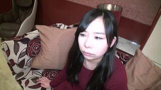 Yoko haneda, japanese girl, in subtle tease.