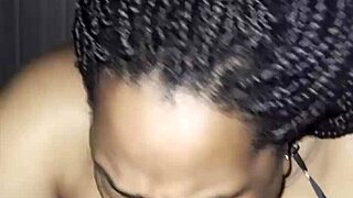 Curvy Ebony Babe Sucked Me Dry with Passion