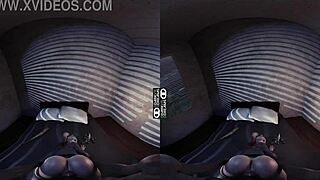 vr reality fucks harley quinn in anime style