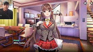 I'm Akane, hot girl in the city getting creampied in this anime hentai.