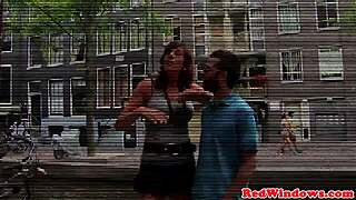 Dutch tourist meets ebony guide for adventure