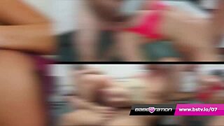 Wow, Michelle Thorne devours pussy with lesbian friends!