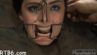 Restrained Cutie Feels Intense Pleasure In Punishment