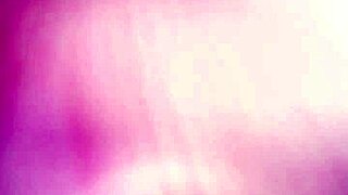 American woman playing with dildo toys