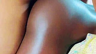 Intimate interaction with my desired darling, shown on a video recorded at home