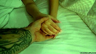 Teen Lenna under mind control delivers wild blowjob and facial