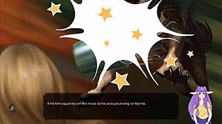 Feeling the legend in anime time with big tits blonde milf.