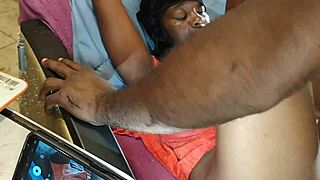 Ebony Milf Rides Hard on the Ranch Like a Cowgirl