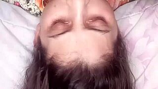 Deepthroat upside down, cum on face, so messy!
