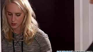 Glam Redhead Babe With Big Tits Squirts During Lesbian Threeway Using Toys