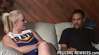 my thick strapon is sliding into your tight virgin hole