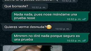 vero, my girlfriend’s friend, sends me a flirty message