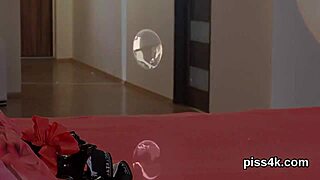 Lesbian nymphos squirt wet pussies