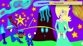rosalina pees on blue witch and shy guy in fetish scene