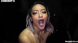 gloryholesecrets - see petite 18+ asian and hot brunette suck cock in this june cumpilation.